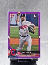 2018 Bowman Draft Paper Nick Sandlin 1st Bowman Purple 203/250!