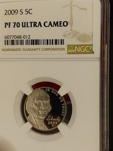2009 S Jefferson Nickel 5 Cent  NGC PROOF 70 ULTRA CAMEO- TOP POP !!!