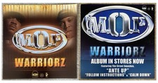 M.O.P. Warriorz - 2 Sided 12x12 Promo POSTER/FLAT *Rare* 2000 Hip-Hop Classic