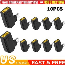 10PC Laptop Charger Converter TO USB Type C PD Power Charging Cable Adapter 1145