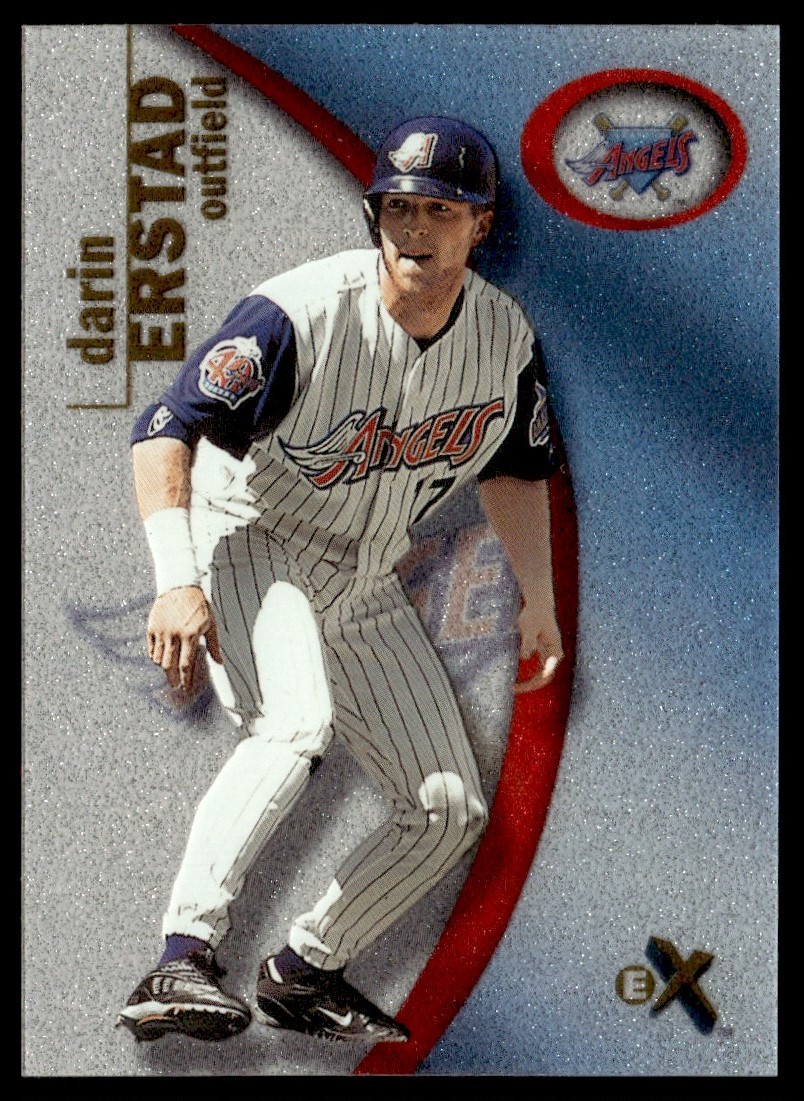 2001 Fleer E-X Darin Erstad Anaheim Angels #60