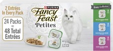 Purina Fancy Feast Gourmet Wet Cat Food Variety Pack, Petites Gravy Collection,