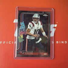 2025 Topps Chrome Football - Drake Maye Future Stars Insert #FS-7 Patriots SP