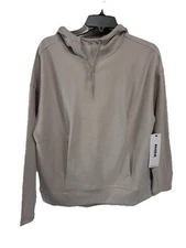RBX Women’s Hoodie Sweatshirt Top Pullover Pockets Beige NEW Size Small