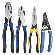 Klein Tools 94998 4 Piece Plier Set Ergonomic Handle