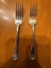 Concord by Wallace Sterling Silver Dinner Forks (2) Flatware Vintage Sell As Set