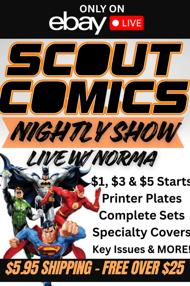 Scout Comics Late Night - Live w/Norma - Featuring FULL SETS & KEYS