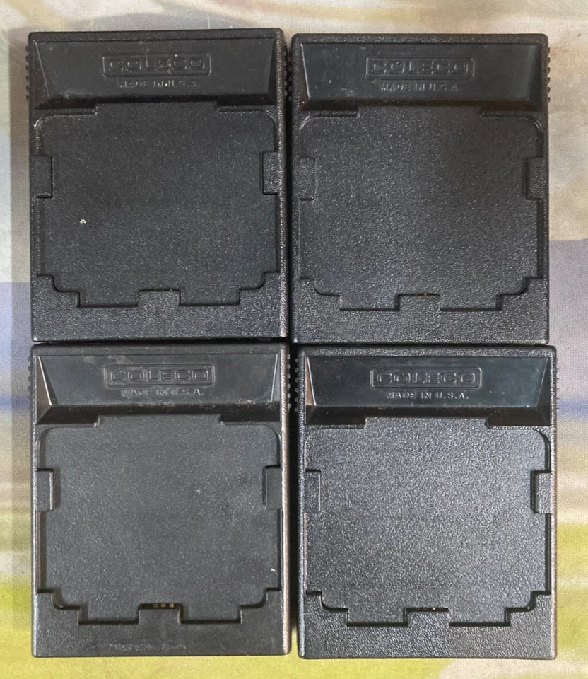 Lote 4 Juegos Colecovision Donkey Kong Junior Cosmic Avenger Zaxxon Foto 2 de 3