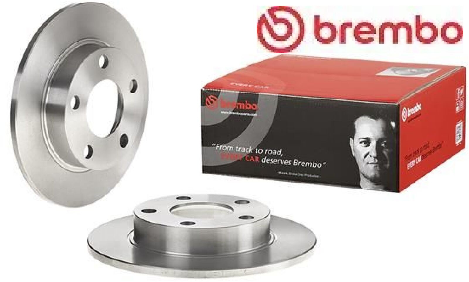 Brembo Bremsscheibe Hinterachse Voll [Hersteller-Nr. 08.5213.20] für Audi - Bild 4