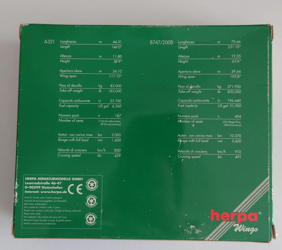 Herpa Alitalia - Immagine 2 di 4