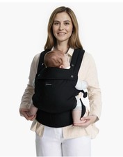Momcozy Baby Carrier - Ergonomic, Cozy and Lightweight Carrier for 7-44lbs Black