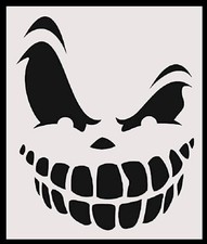 Skull Design Halloween Crafts Wall Art Reusable Plastic Stencil - StencilAir