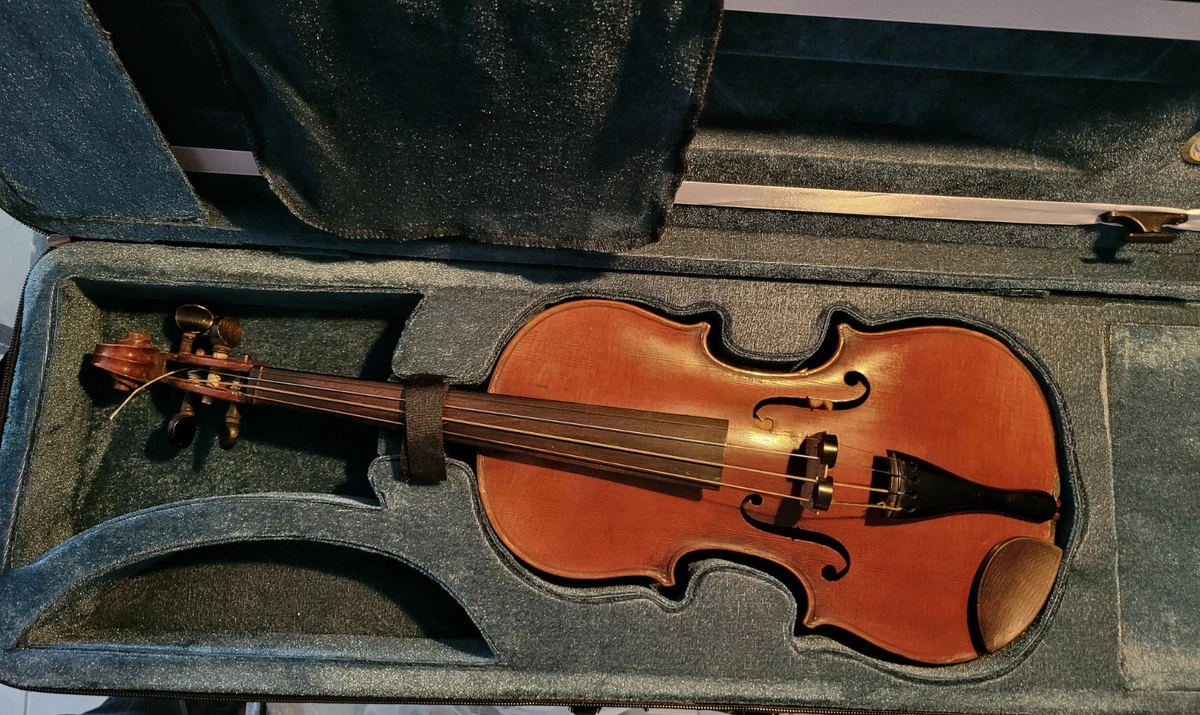 とし】4/4 ヴァイオリン Stradivariusラベル Antique Violin 4/4