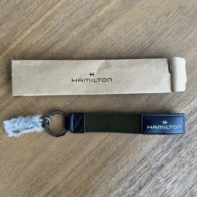 Hamilton Watch keychain/lanyard - from Indiana Jones movie release - green