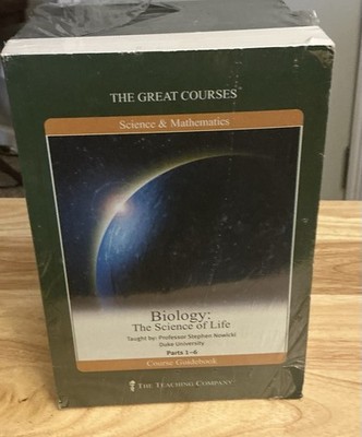 Great Courses Biology: The Science Of Life, Prof. Nowicki Parts 1-6, Guidebook