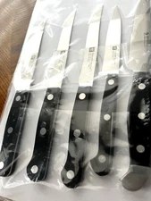 Zwilling Henckels Twin Gourmet/Statement 5-Pc S.Steel Knife Set – Made in Spain