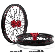 For Honda 21"/19" CNC Spoked Wheels Set CRF250R CRF450R 14-25 CRF250RX CRF450RX