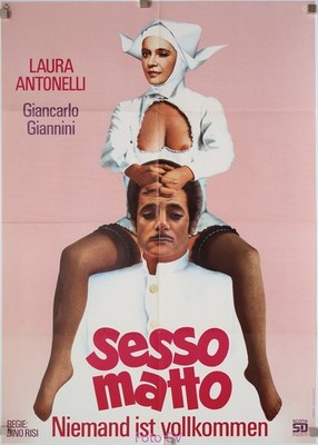 Kino-Plakat Sesso Matto 1973 Laura Antonelli, Giancarlo Giannini, Dino Risi