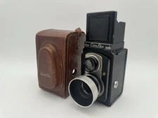 Vintage Graflex Ciro-Flex TLR Camera w/ Wollensak 85mm F3.5 Lens -Alphax W/Case