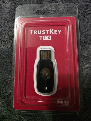 FIDO2 U2F USB Security Key Passkey for Two-Factor Authentication (2FA) PIN +...