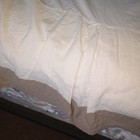 Restoration Hardware Full Sz Bed Skirt Stonewashed Belgian Linen 14" Drop