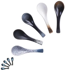 Japanese Ramen Soup Spoons for Ramen Noodles Udon Pho Rice For Kitchen & Dining