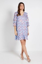 Wallis Blue Shift Dress Womens Occasion Dresses