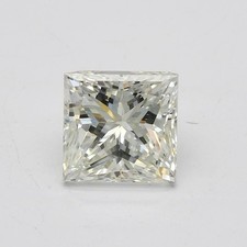 1.52 Carat Cert. GIA Princess Natural Mined Diamond Loose K color VS2 clarity 3680.53 per carat