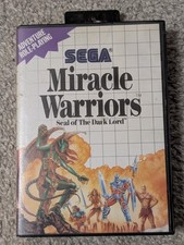 Miracle Warriors Seal of the Dark Lord (Sega Master System) CIB with Map