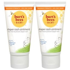 Burt's Bees Baby Diaper Rash Ointment 40 Zinc Oxide 100 Natural Origin 3 o...