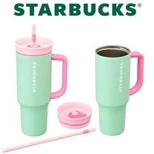 STARBUCKS Korea 2025 Aloha Owala Travel Cold Cup Handle Tumbler Trenta 1185ml