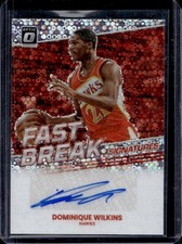 2022-23 Donruss Optic Dominique Wilkins Fast Break Signatures Auto #FBS-DMW