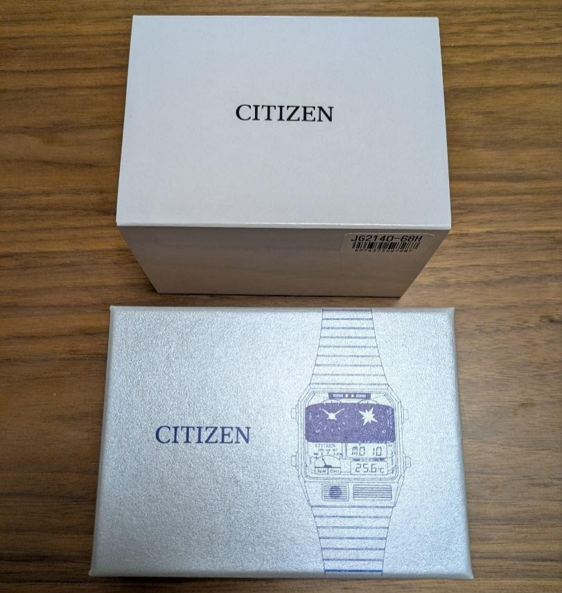 CITIZEN Ana-Digi Temp 140th Anniversary Ueno Station Cassiopeia