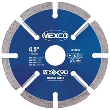 Image of Mexco MRX Mortar Raking Diamond Blade, for Fast Removal of Mortar Joints & Cu...