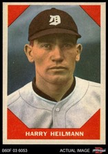 1960 Fleer #65 Harry Heilmann Tigers HOF 5 - EX