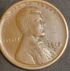 1912-S Lincoln Wheat Cent Better Date Collector Coin VG-Fine  Lot 0644