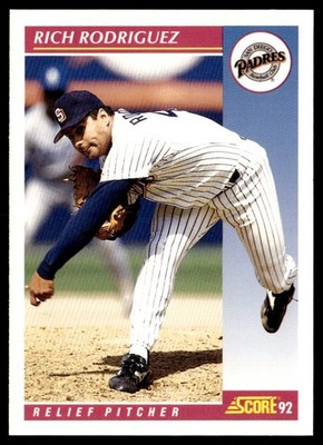1992 Score Rich Rodriguez San Diego Padres #149