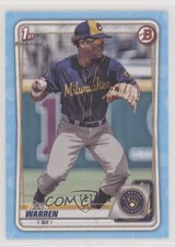 2020 Bowman Draft Sky Blue Border 167/499 Zavier Warren #BD-97 jm6
