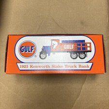 Ertl Collectibles 1925 Kenworth Stake Truck Bank Gulf Gasoline 1:25 NEW IN BOX