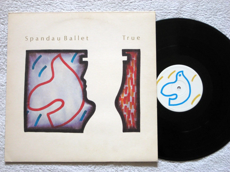 SPANDAU BALLET - TRUE - 12" VINYL LP - TEXTURED SLEEVE - INNER LYRICS SLEEVE - Image 2 of 4