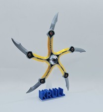 1980's Movie KRULL Glaive Style Prop Spinner With Stand