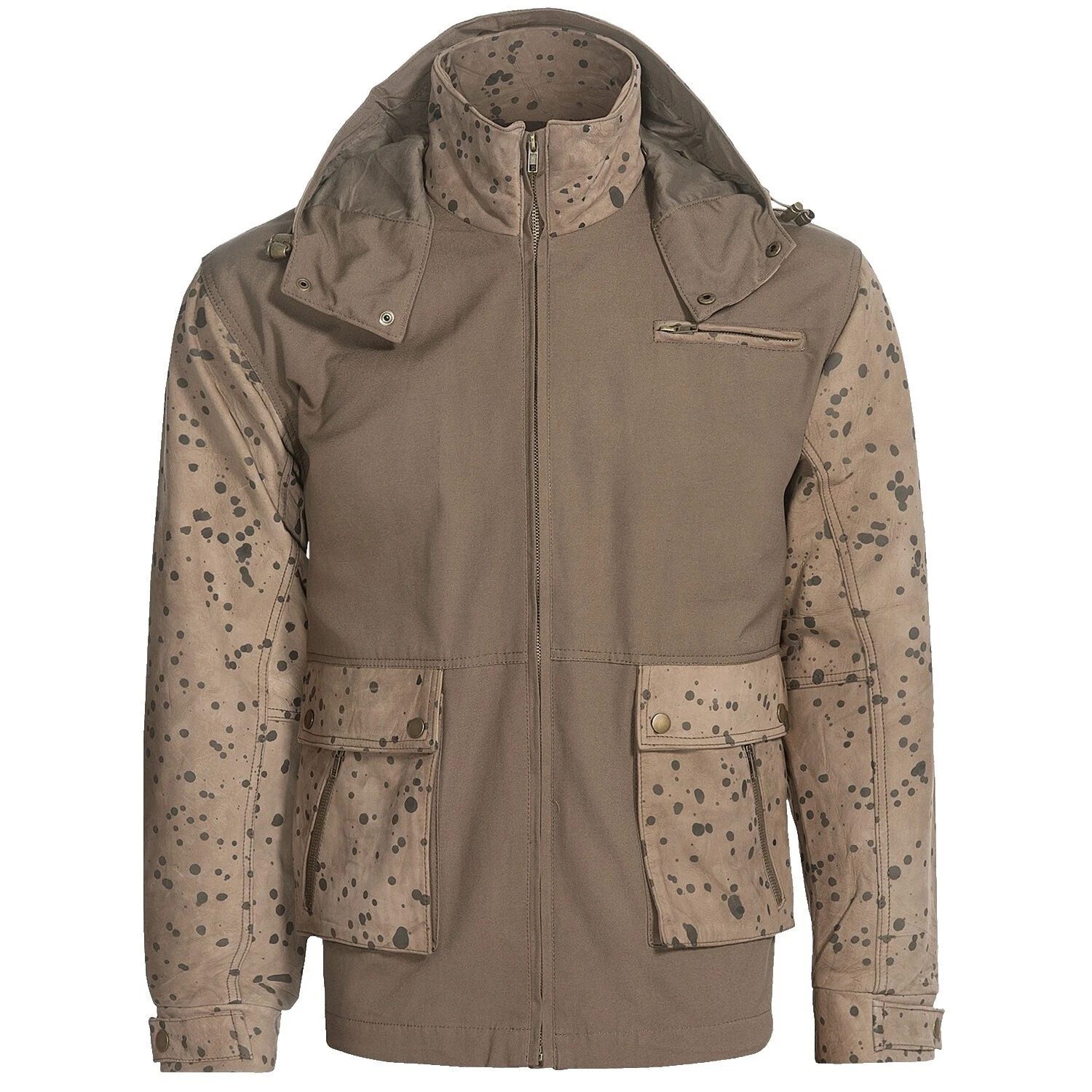 Pesca marrón abrigos, chaquetas y chalecos