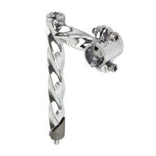 OG ALL TWISTED LOWRIDER BICYCLE STEEL STEM (22.2MM) CHROME