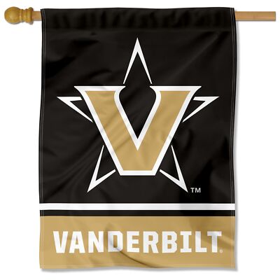 Vanderbilt Commodores Wordmark Logo House Banner Flag