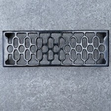 Air Brick Vent Cover Single  Heavy Duty, Black Aluminium Painted.