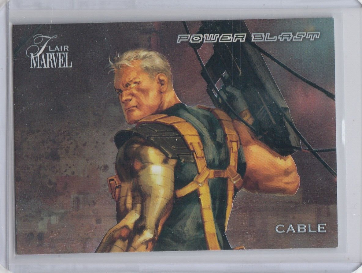 2023 Upper Deck Flair Marvel Insert Power Blast CABLE #PB5