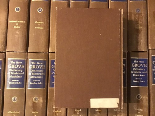 1980 COMPLETE SET 20 Vols New Grove Dictionary of Music and Musicians Sadie Hb G - Picture 4 of 8