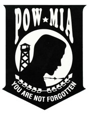 POW MIA DECAL STICKER