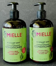 Mielle Organics Rosemary Mint Blend Strengthening Conditioner (2 Pack)