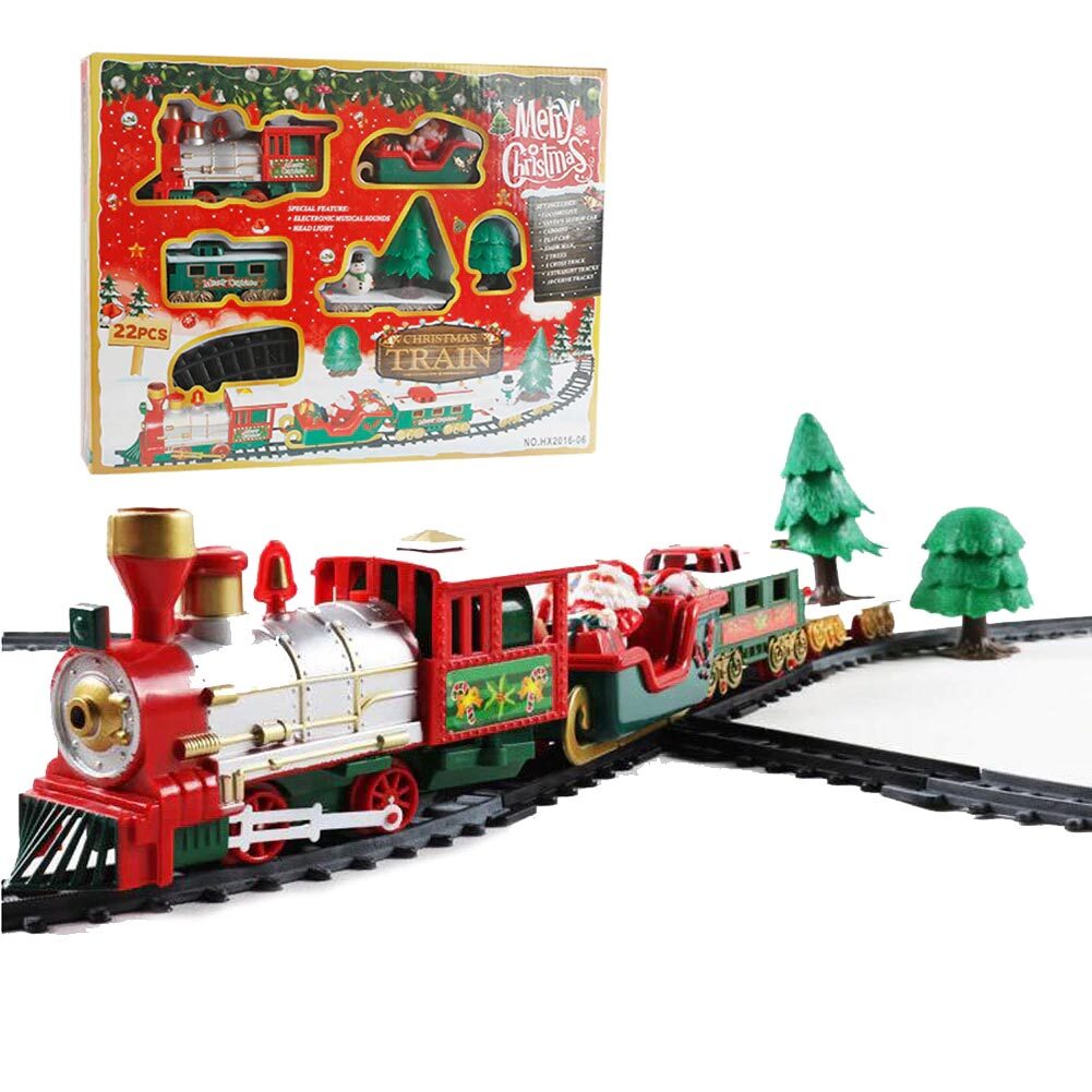 Treno In Legno Natalizio Trenino Con Vagoni Per Decorazioni Addobbi Regalo Bambini Cm 32 78639991